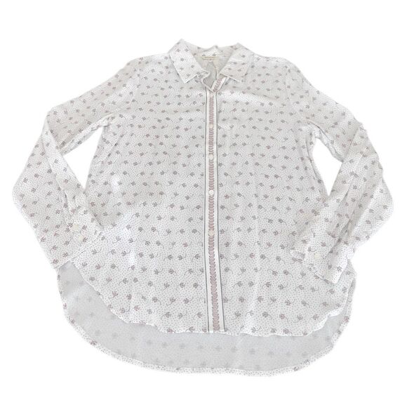 MAX STUDIO button down long sleeve shirt size M - Picture 7 of 11